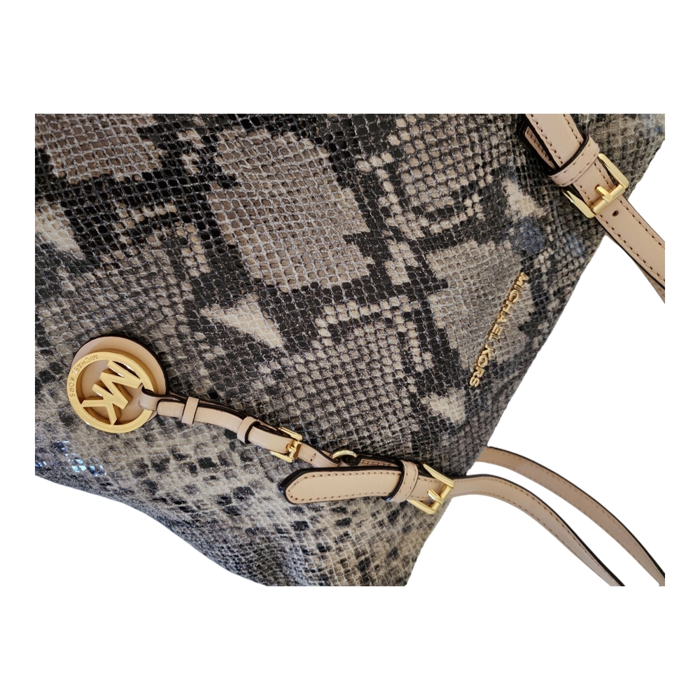 Michael Kors Large Snake Skin Python Leather Zipp… - image 4
